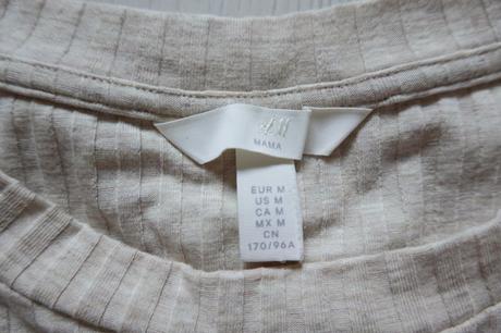Vrúbkovaná tehotenská súprava h&m mama, h&m,m