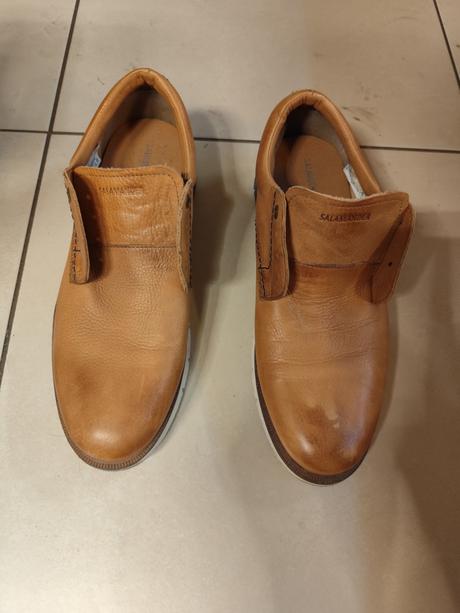 Kožené topanky salamander, len 2x obuté, veľmi dob, salamander,43