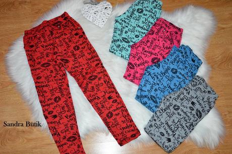 Detské zateplené bavlnené legínky, 86 - 176