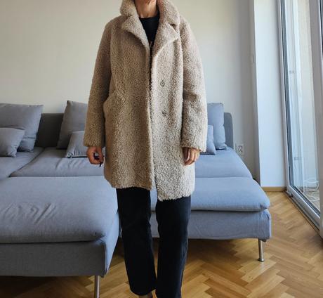 Luxusný vlneny kabát značky levinsky, m