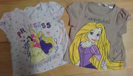 Tričká 2ks, h&m,92