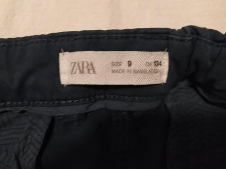 Plátené nohavice zn.zara 134cm/9r., zara,134