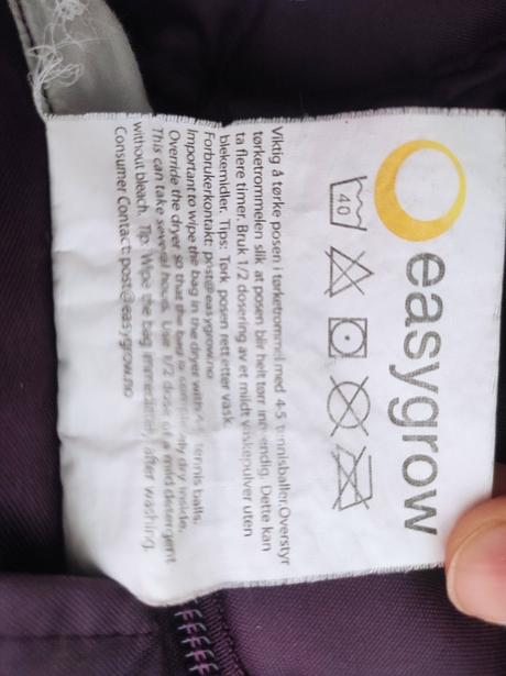 Teplý fusak easygrow  fialový, 