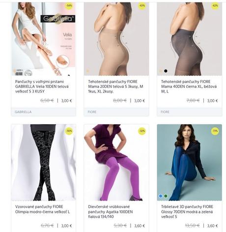 Pančuchy zo zrušeného eshopu rôzne modely, 134 - xxxl