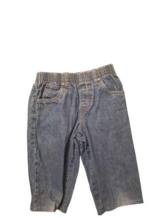 Dievčenské rifľové trištvrťáky s gumou v páse, 140