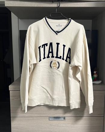 Oversize mikina italia, hollister,xs