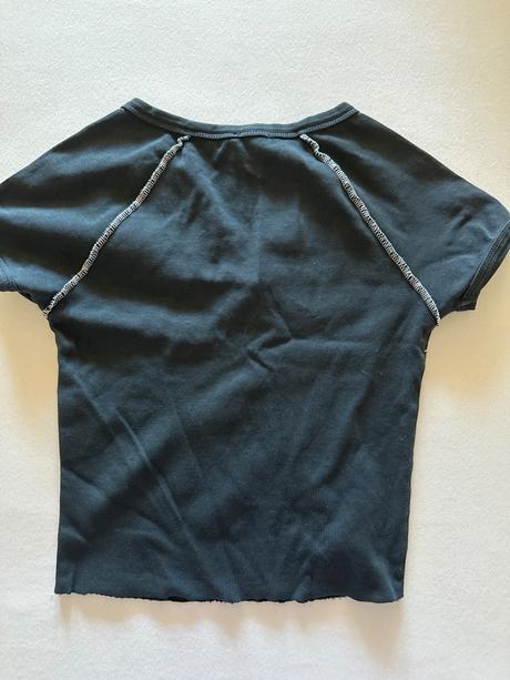 Crop tričko, bershka,s