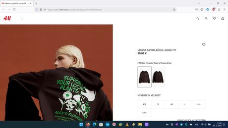 Mikina hm, mikina santa reserved, h&m,l / xxl