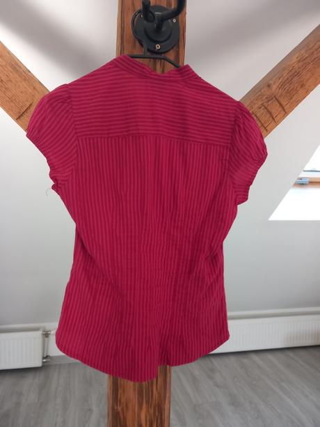 Bordová blúzka, h&m,38