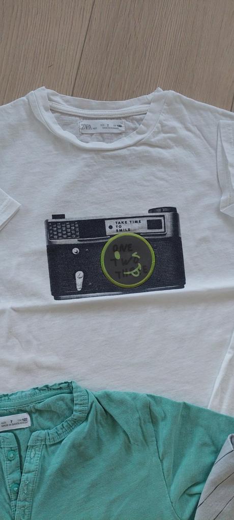 6x tričko zara veľ. 122 - cena s poštou, zara,122