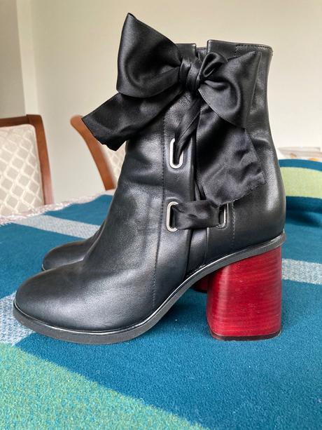 Kožené čižmy eva minge, 40
