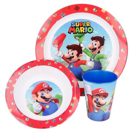 3 - dielny plastový set super mario,