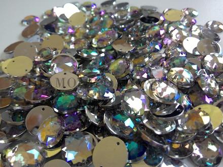 Ozdobné kamienky 12 mm našívacie, 