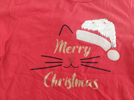 Tričko s vianočným vzorom veľ.104-110, 104