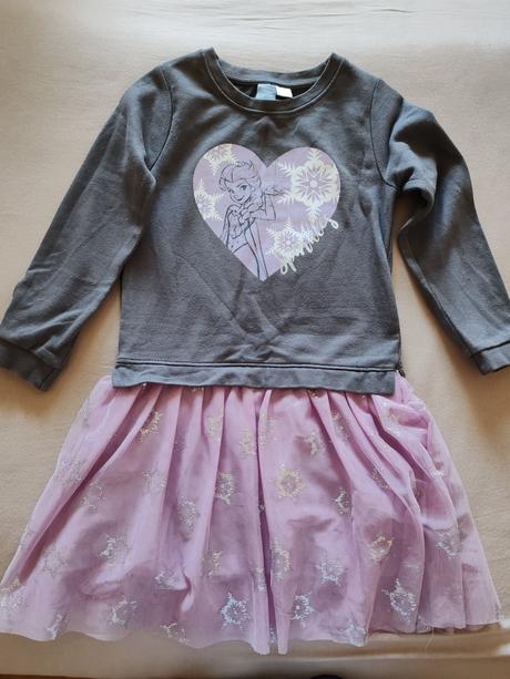 Teplakové šaty frozen, lupilu,116