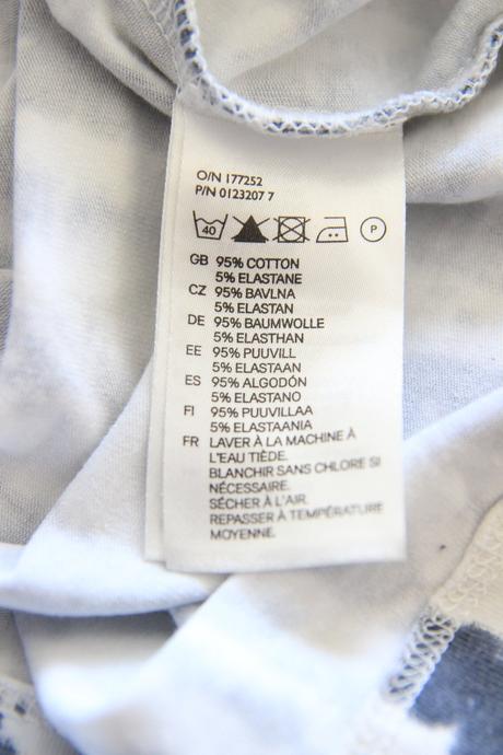 Šedo biele bavlnené mini šaty, h&m, xs, h&m,xs