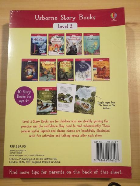 Usborne storybooks level 2 + qr audio x10 nsu20, 