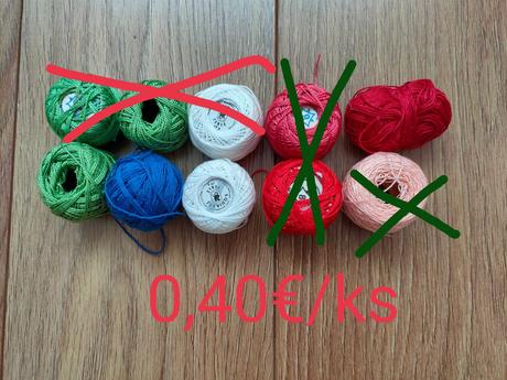 Bavlnky na vyšivanie, 