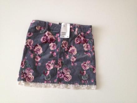 Menčestrová suknička, h&m,140