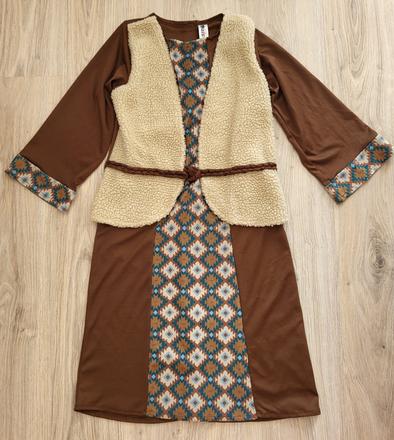 Karnevalové šaty indian 122-128 na 7-8 rokov,