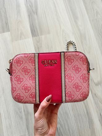 Ružová kabelka guess, guess