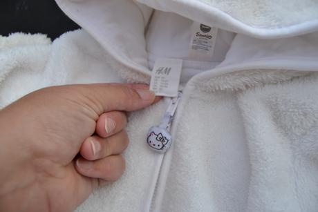 "chlpatá" mikinka hello kitty - top stav +1, h&m,92
