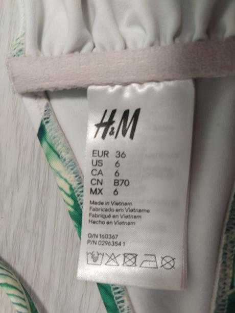 Vrchný diel plaviek., h&m,s