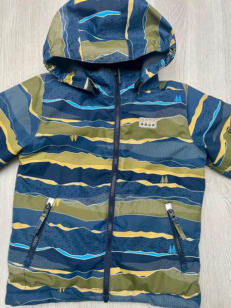 Zimná bunda lego + otepľovačky zdarma, lego,110