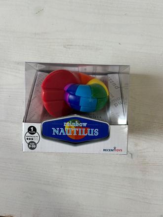 Recenttoys rainbow nautilus zabavny hlavolam,