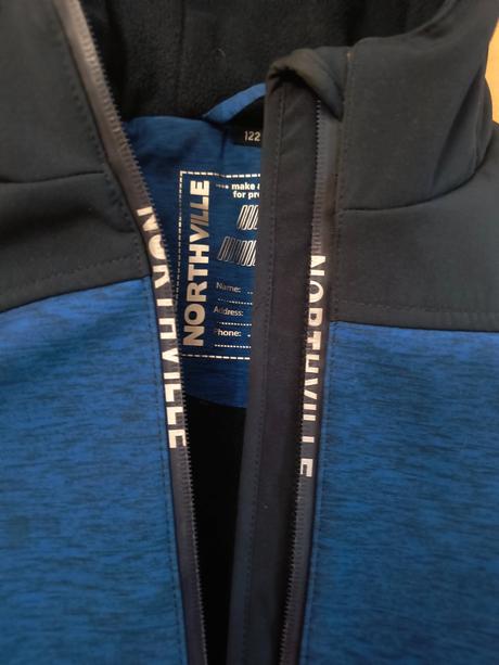 Softshellová bunda oteplena, c&a,122