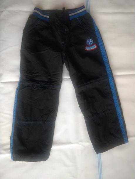 Clapčenské zateplené nohavice, mothercare,110