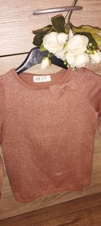 Trblietavý pulóver h&m 122/128, h&m,122