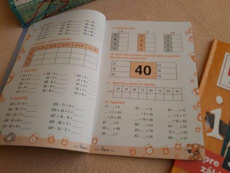 Knihy na precvičovanie sj a mat,