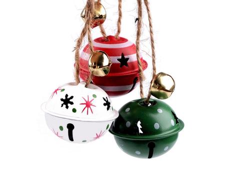 Vianočná kovová rolnička,