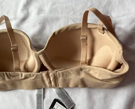 Nová béžová pusu-up podprsenka, 80 b, 80b
