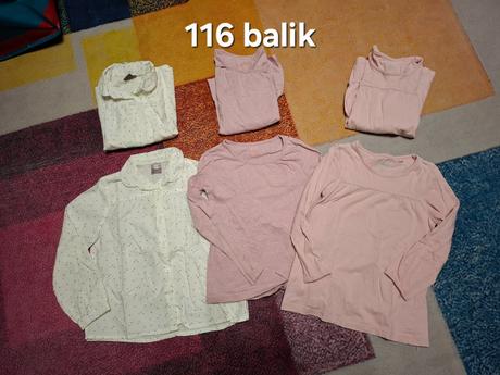 Tricka, kosele 116 balik oblecenia - cena spolu, 116
