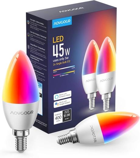 Smart led žiarovky 5w 2ks,