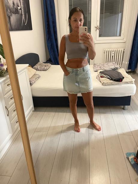 Sukňa nenosená, pull&bear,m