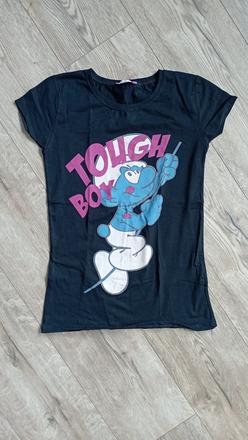 Tričko so šmoulom, xs