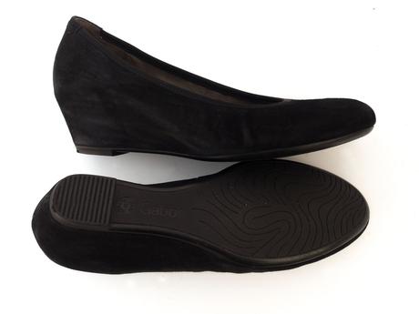 Gabor kožené lodičky na nízkej platforme, gabor,38