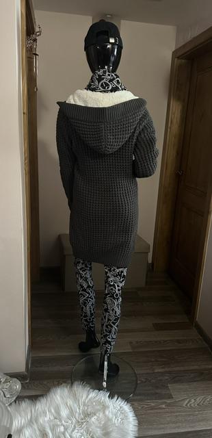 Tmavosivý svetrík s kapucňou zn. gaudi jeans, gaudi,m