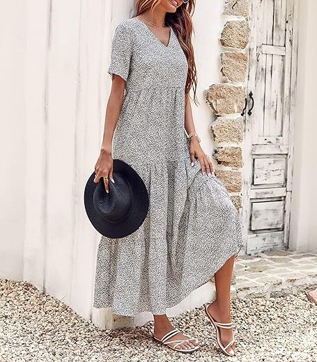 Maxi šaty v boho štýle veľ. xl-xxl, xl
