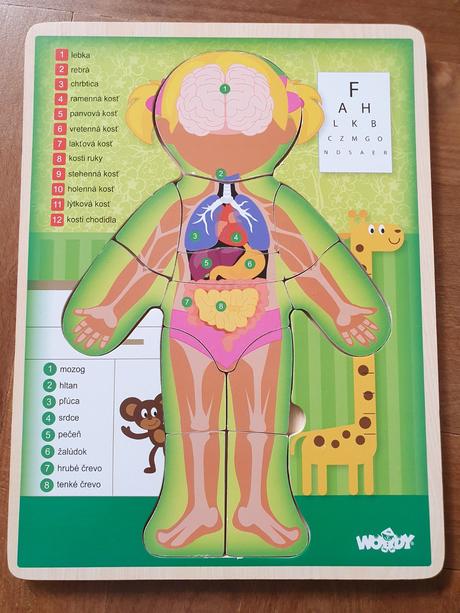 Mix drevených edukačných hračiek, 