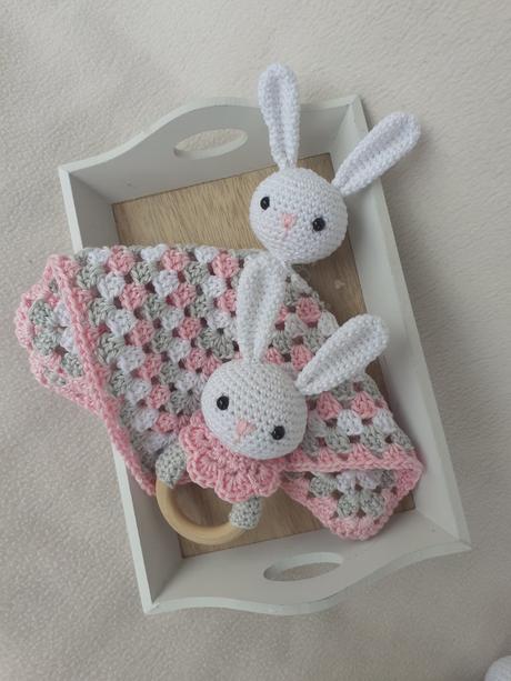 Hackovany mojkacik zajko, žabka, 