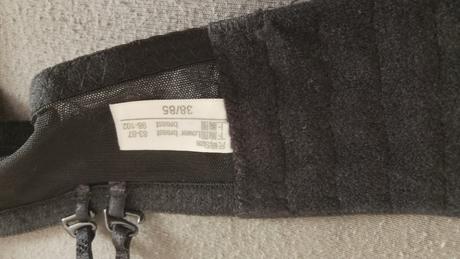 Čierna podprsenka push-up, 85b