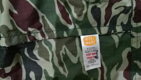 Maskáčová bundička, mini mode,80