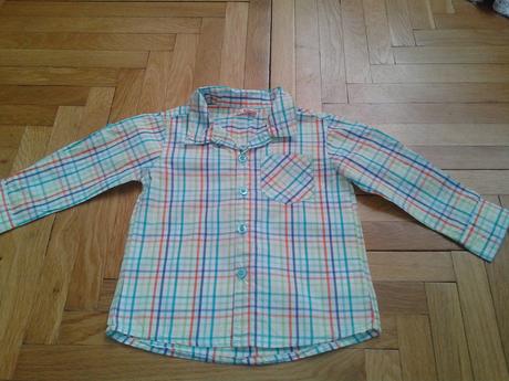 Pestrá košeľa na 18 mes., 80