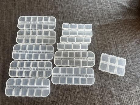 Organizer na kamienky/ trblietky/ iné mini box,