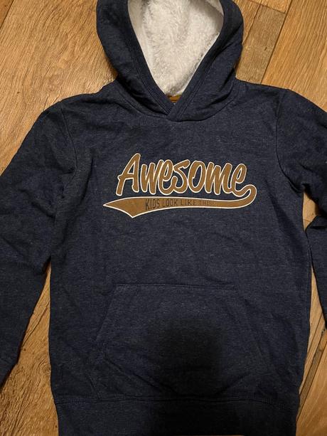 Mikina detská so zateplenou kapucňou, dopodopo,128