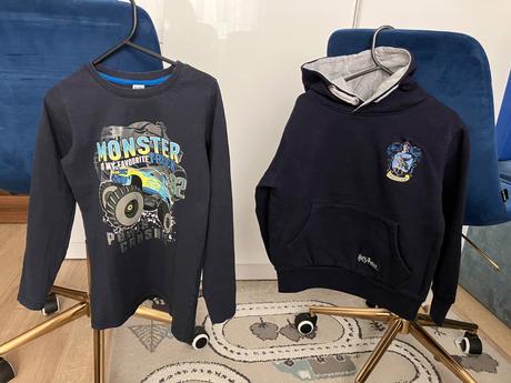 Tricko +2x mikina, 122–134